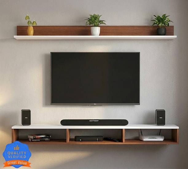 DIY HOME Classic 52 inches tv panel, LCD Cabinet, TV Stand Wall, TV Panel, Wall Mounted Engineered Wood TV Entertainment Unit