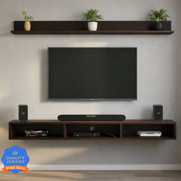 DIY HOME SUPER 52 inch/TV Stand/TV Cabinet Engineered Wood TV Entertainment Unit
