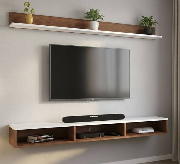 MD Furniturs Tv Cabinet 39 Inch Engineered Wood TV Entertainment Unit