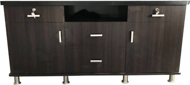 CASPIAN Tv Unit / Cabinet / Shoerack || Multipurpose Cabinet with Drawer, Shelves & Door Engineered Wood TV Entertainment Unit