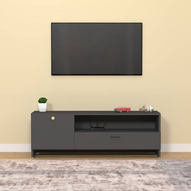 Flipkart Perfect Homes Modern Engineered Wood TV Unit Cabinet with Storage for Living Room, Bedroom Engineered Wood TV Entertainment Unit