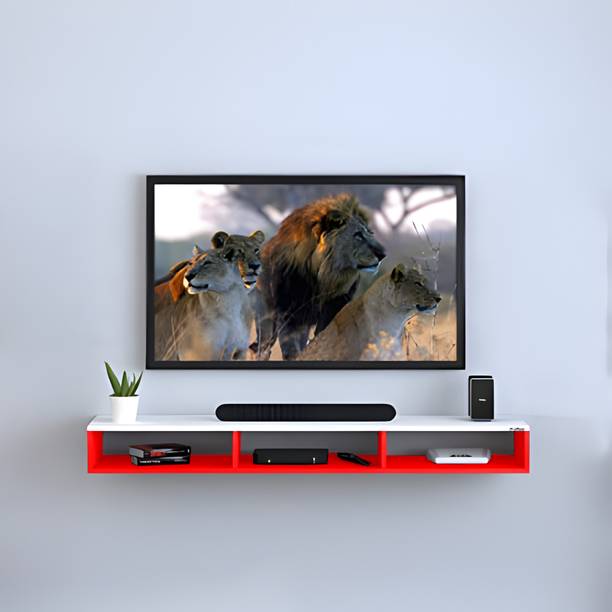 Timbercraft TV Cabinet for Living room & Bedroom in [ MDF ] Engineered Wood TV Entertainment Unit