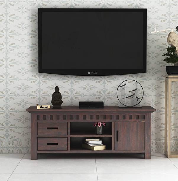 Ganpati Arts Sheesham Wood Tv Unit/Tv Cabinet For House/Wooden Tv Entertainment Unit For Home Solid Wood TV Entertainment Unit