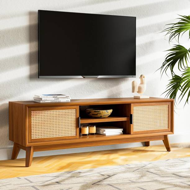 Quick Artsy Solid Wood TV Entertainment Unit