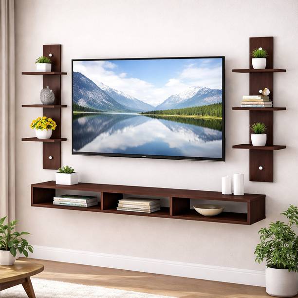 KK KRAFT TV Unit/Cabinet/Shelf Engineered Wood TV Entertainment Unit