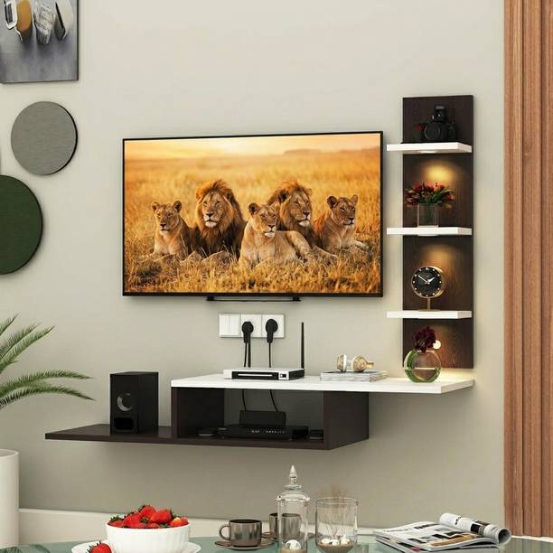 MD Furniturs Engineered Wood TV Entertainment 50 INCHES Engineered Wood TV Entertainment Unit