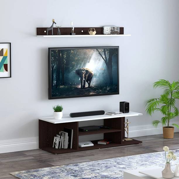 REDWUD Georgey Floor Standing TV Unit/ TV Cabinet Engineered Wood TV Entertainment Unit