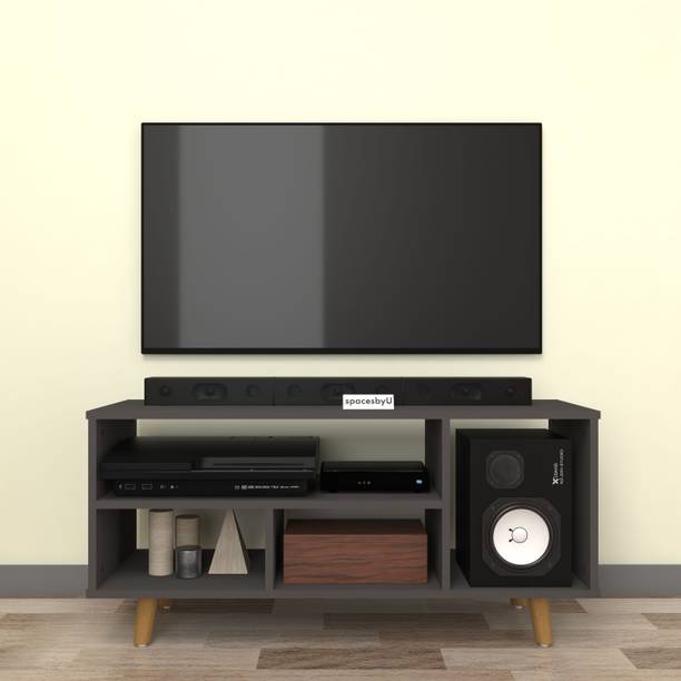 spacesbyU Nerulo TV Unit | Upto 55 inch TV | Engineered Wood TV Entertainment Unit