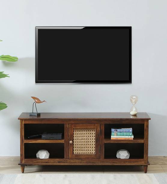 FLYWOOD SCB-1434 Solid Wood TV Entertainment Unit