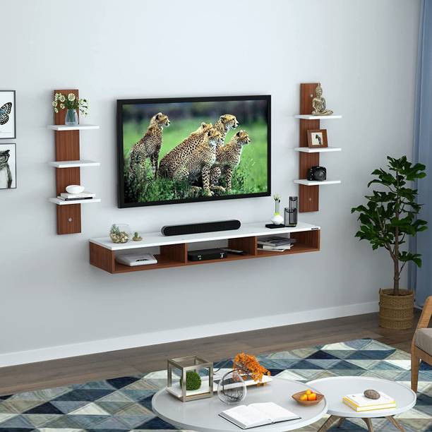 REDWUD TV Unit/ TV Cabinet/ TV Stand Engineered Wood TV Entertainment Unit