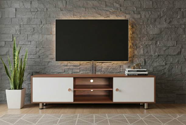 Alpine Willow TV Unit_052 Engineered Wood TV Entertainment Unit