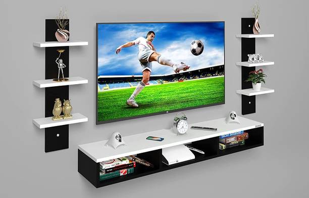 craftovation Wall Mount Tv Entertainment Unit Engineered Wood TV Entertainment Unit Engineered Wood TV Entertainment Unit