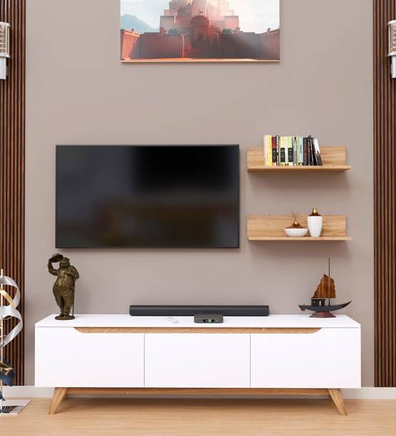 Spyder Craft Matte Finish TV Entertainment Unit Tv Stand And Decore Engineered Wood TV Entertainment Unit
