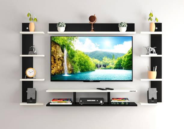 Odestar Odestar Engineered Wood TV Entertainment Unit Set Top Box Stand, Mounted TV Unit Engineered Wood TV Entertainment Unit