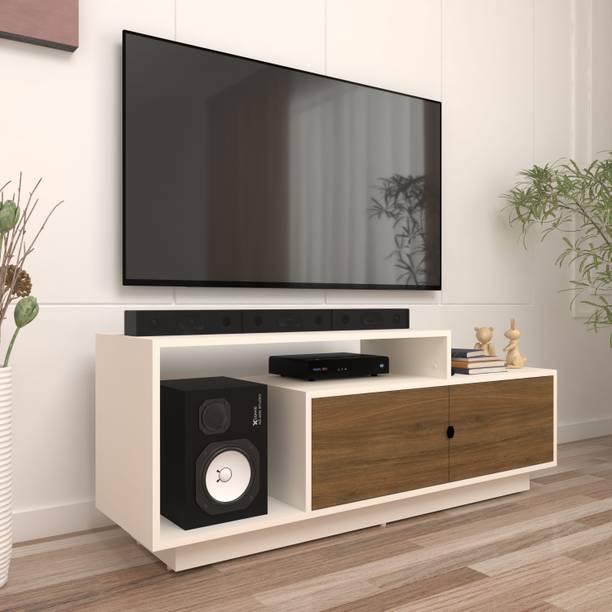 spacesbyU Caspo TV Unit with Storage | Engineered Wood TV Entertainment Unit