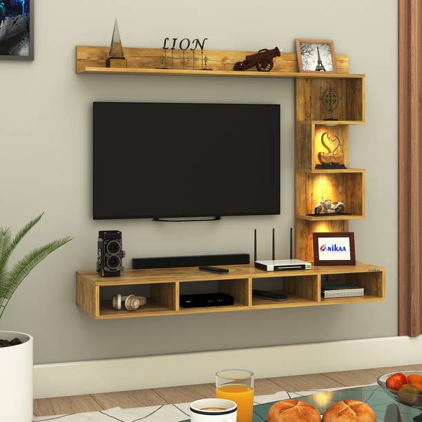 ANIKAA Kasey TV Cabinet 55 inches TV Engineered Wood TV Entertainment Unit