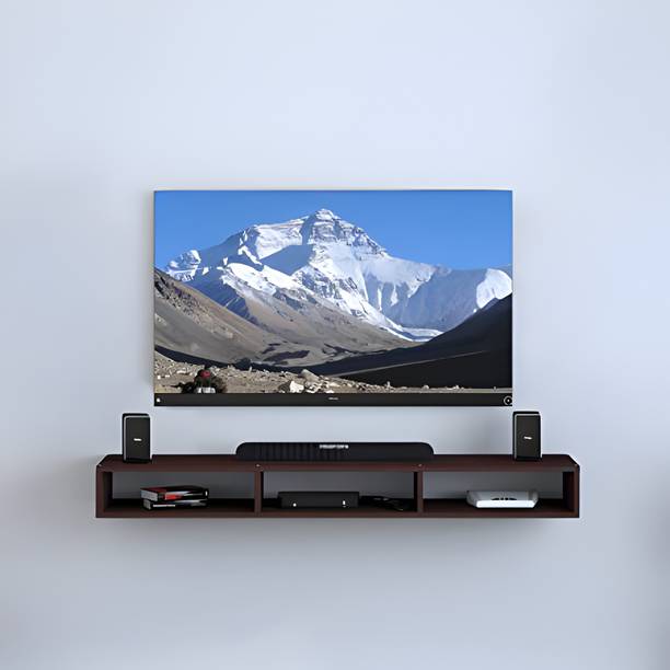 Livster Modern Wooden MDF TV Unit with Storage Cabinets and Shelves Engineered Wood TV Entertainment Unit
