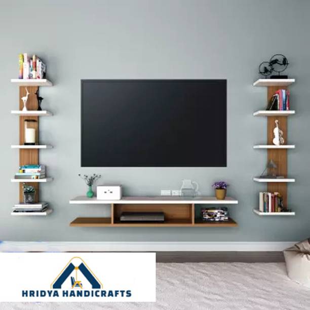Hridya Handicrafts 55 inch MDF Engineered Wood Engineered Wood TV Entertainment Unit Engineered Wood TV Entertainment Unit