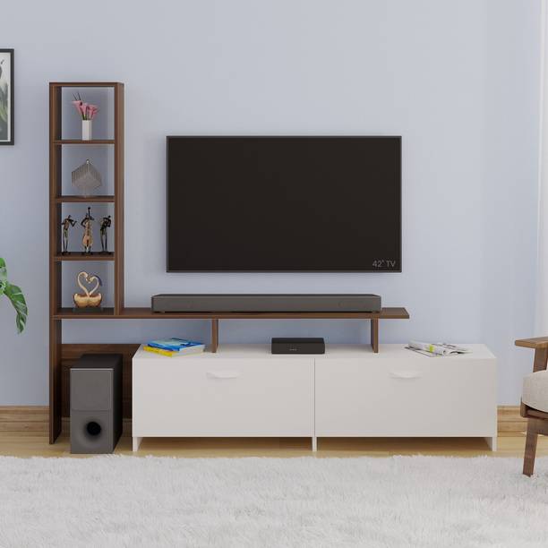 BLUEWUD Engineered Wood TV Entertainment Unit