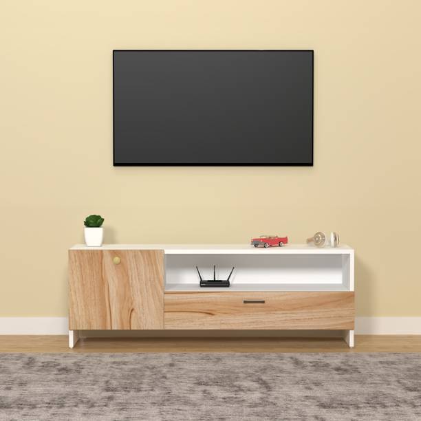 Ansicraft Modern Engineered Wood TV Unit Cabinet with Storage for Living Room, Bedroom Engineered Wood TV Entertainment Unit