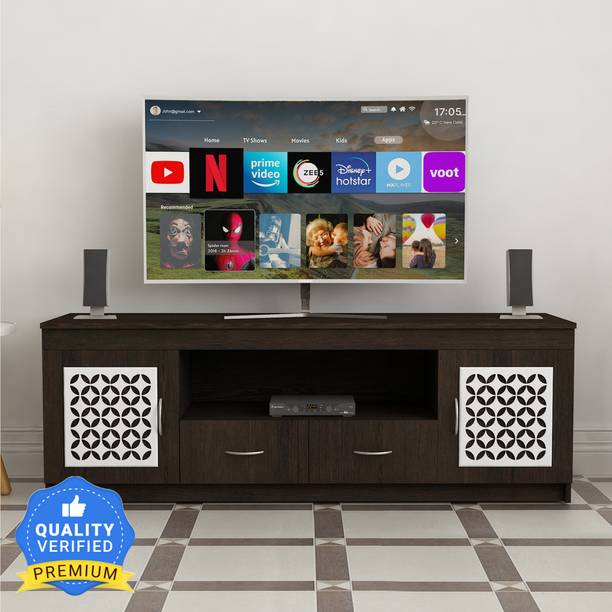 SIVOM Crafty Multipurpose TV Unit fits upto 55 inch with Storage Engineered Wood TV Entertainment Unit