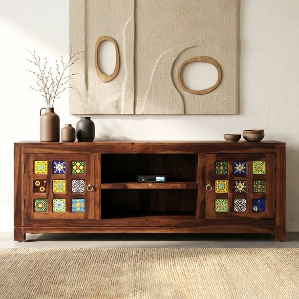 MODA MINGLE Solid Wood TV Entertainment Unit