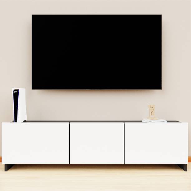 Divysa Wooden TV Unit for Living Room | Engineered Wood TV Stand | Engineered Wood TV Entertainment Unit