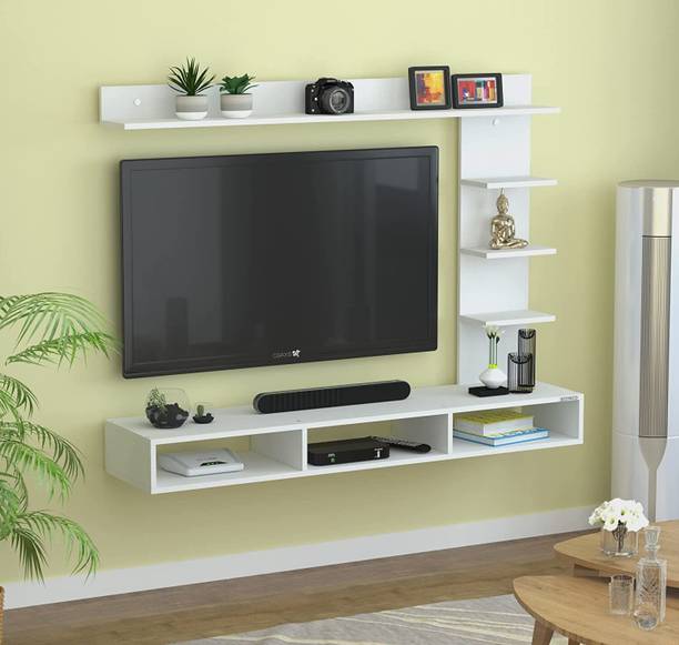 REDWUD Ryder_TVU-WS_WT Engineered Wood TV Entertainment Unit
