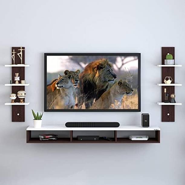 RusticAura Modern Home Series Engineered Wood TV Entertainment Unit