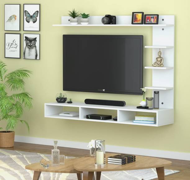 PICKWOOD Ambienc Small Engineered Wood TV Entertainment Unit
