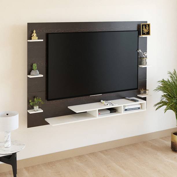 FURNEASER Harrison Wall-mount Tv Unit with Back Panel, Cabinet, Stand, Rack, Shelf, Engineered Wood TV Entertainment Unit