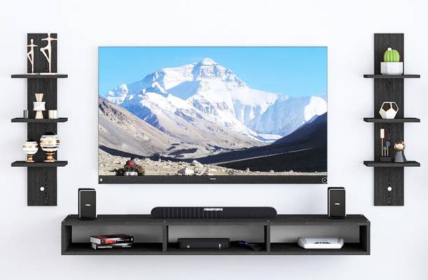 Dime Store Dime Store Wooden Wall Mounted TV Unit for Living Room, TV Cabinet for Wall Solid Wood TV Entertainment Unit