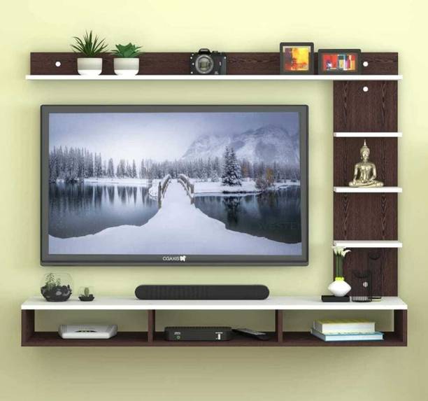 Classic Handicraft Tv Unit For Living Room/Wall Mounted Tv Unit tv cabinate Engineered Wood TV Entertainment Unit