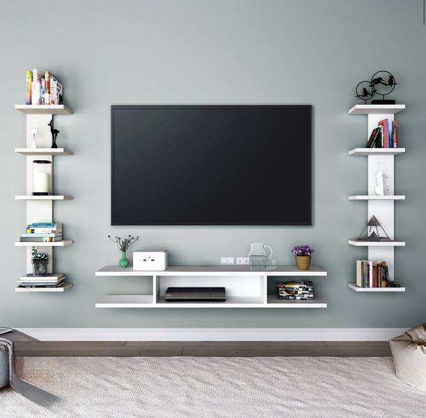 YPG CRAFT Engineered Wood TV Entertainment Unit