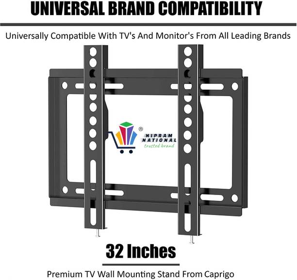 NIPRAM NATIONAL XiaoMi 32 inch(80cm) HD Ready LED Smart Android TV Wall Mount Stand Fixed TV Mount