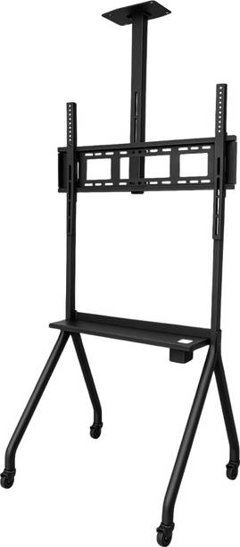 RISSACHI Tv Trolley Stand 42-90 Inch Height Adjustment Floor Stand for LED,LCD,TVs Full Motion TV Mount