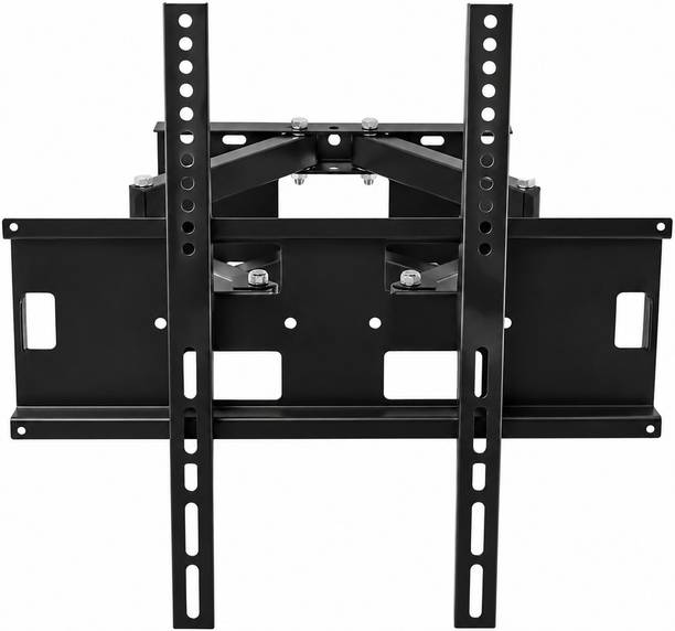 Unico Heavy Duty Dual Arm TV Wall Mount for 23 to 55 Inch LED/LCD TV (Black) Full Motion TV Mount