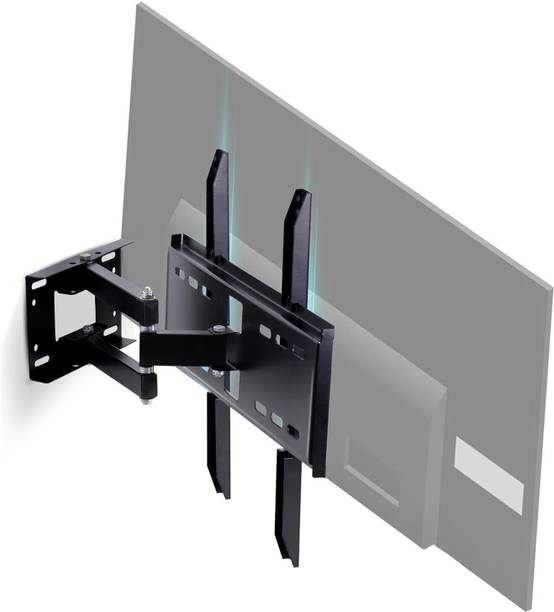 Robustt Heavy Duty TV Wall Mount Bracket for 14–55 inch LED/LCD/SmartTV, Swivel Rotation Full Motion TV Mount
