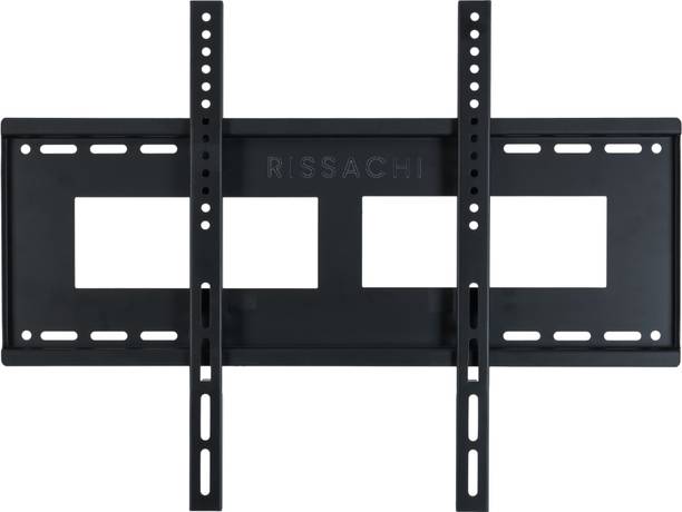 RISSACHI 85inchFIX-Heavy Duty TV Wall Mount support 32 to 85 Inch for QLED/OLED/UHD TV’s Fixed TV Mount