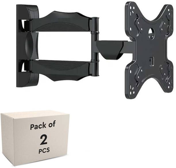 Robustt Heavy Duty TV Wall Mount Bracket for 14 to 42 inch LED/HD/Smart TV | Pack of 2 Full Motion TV Mount