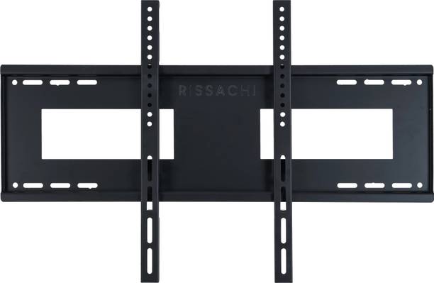 RISSACHI 85inchFIX-Heavy Duty TV Wall Mount support 32 to 85 Inch for QLED/OLED/UHD TV’s Fixed TV Mount