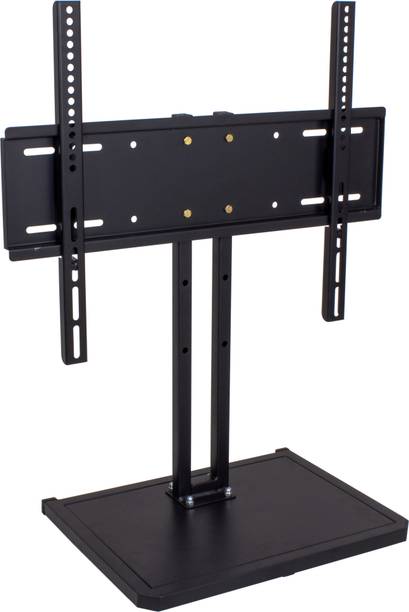 D&V ENGINEERING Tabletop TV Stand for 32-65 Inches TV, Height Adjustable TV Floor Stand Full Motion TV Mount