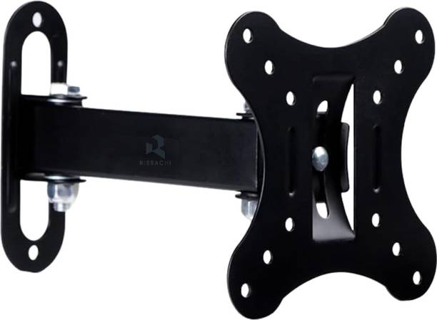 RISSACHI single arm moving TV Wall Mount Stand for 12 to 27 inch LCD/LED/Monitor/Smart TV Full Motion TV Mount