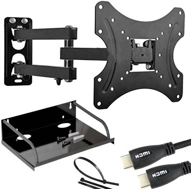 Flipkart Perfect Homes Studio TV Wall Mount Movable Bracket & Ceiling Mounts for 17 to 42 inch Full Motion TV Mount