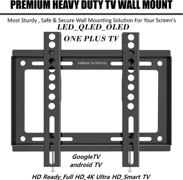 NIPRAM NATIONAL TV Wall Mount Stand OnePlus Y Series Full HD LED Smart Android TV Fixed TV Mount
