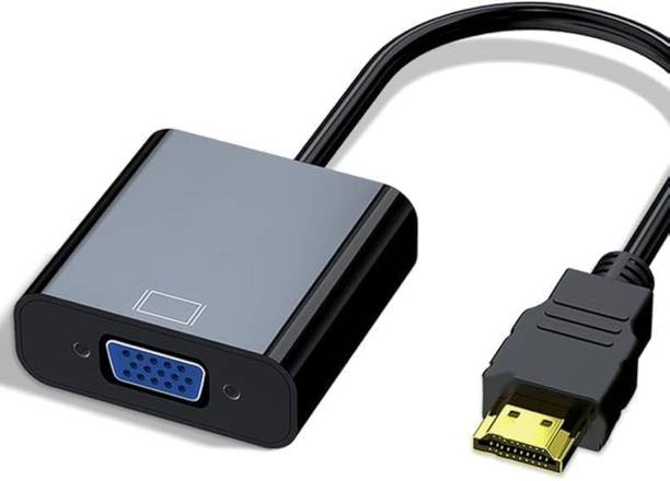 ULTRABYTES  TV-out Cable HDMI To VGA Adapter,Full HD 1080p @ 60Hz Native Resolution, Gold Plated