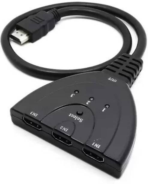 BALRAMA  TV-out Cable 3 Port HDMI 4 K 1.4V Version Switch Compatible with Fire Stick, Xbox One, PS3