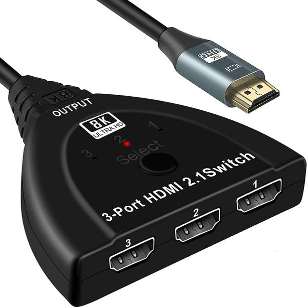 Tobo  TV-out Cable 8K HDMI 2.1 Switch, HDMI Switch HDMI Switcher Selector Box Cable,TD-954H.