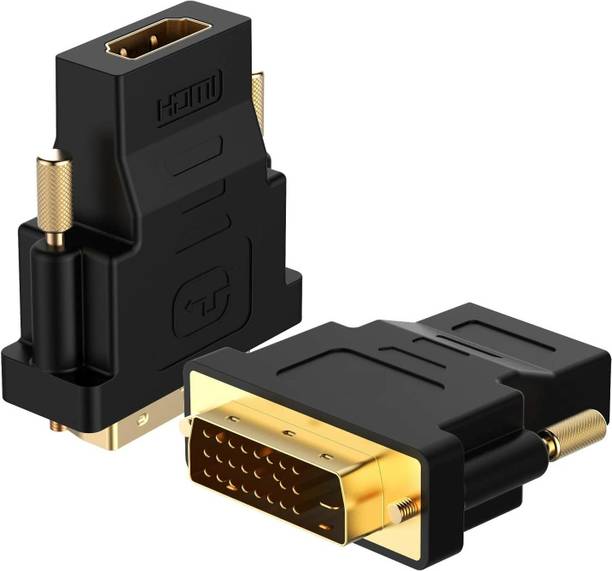 microware  TV-out Cable DVI 24+1 pin Male to HDMI female Bi-Directional Adapter Converter