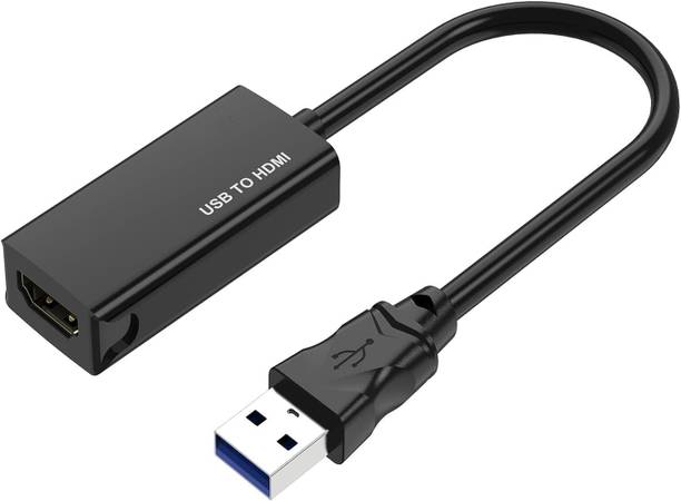 Zeptrox HDMI Adapter 0.23 m Usb 3.0 To Hdmi Adapter 1080P Resolution Usb Type-A To Hdmi Cable